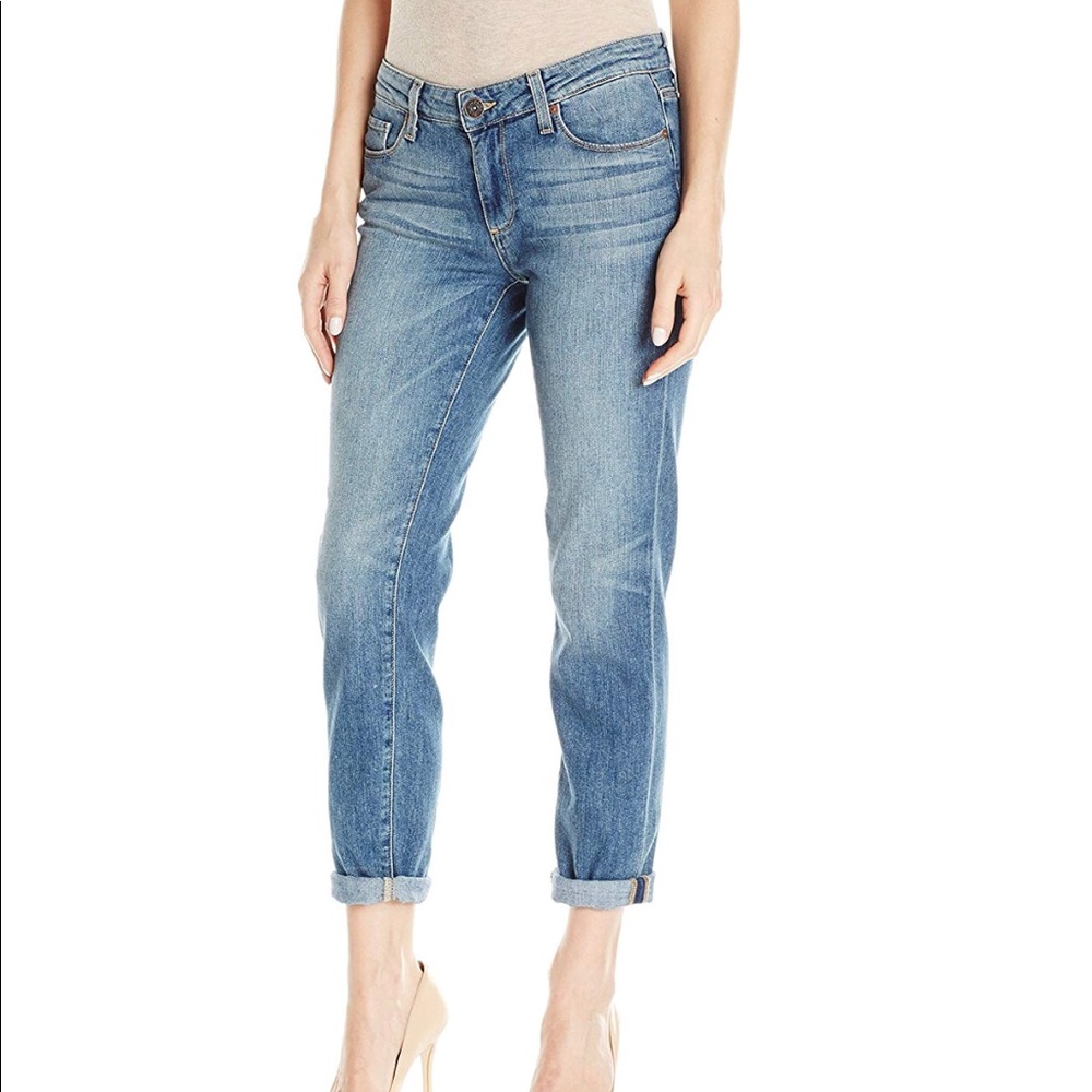 PAIGE clara boyfriend skinny jeans 26